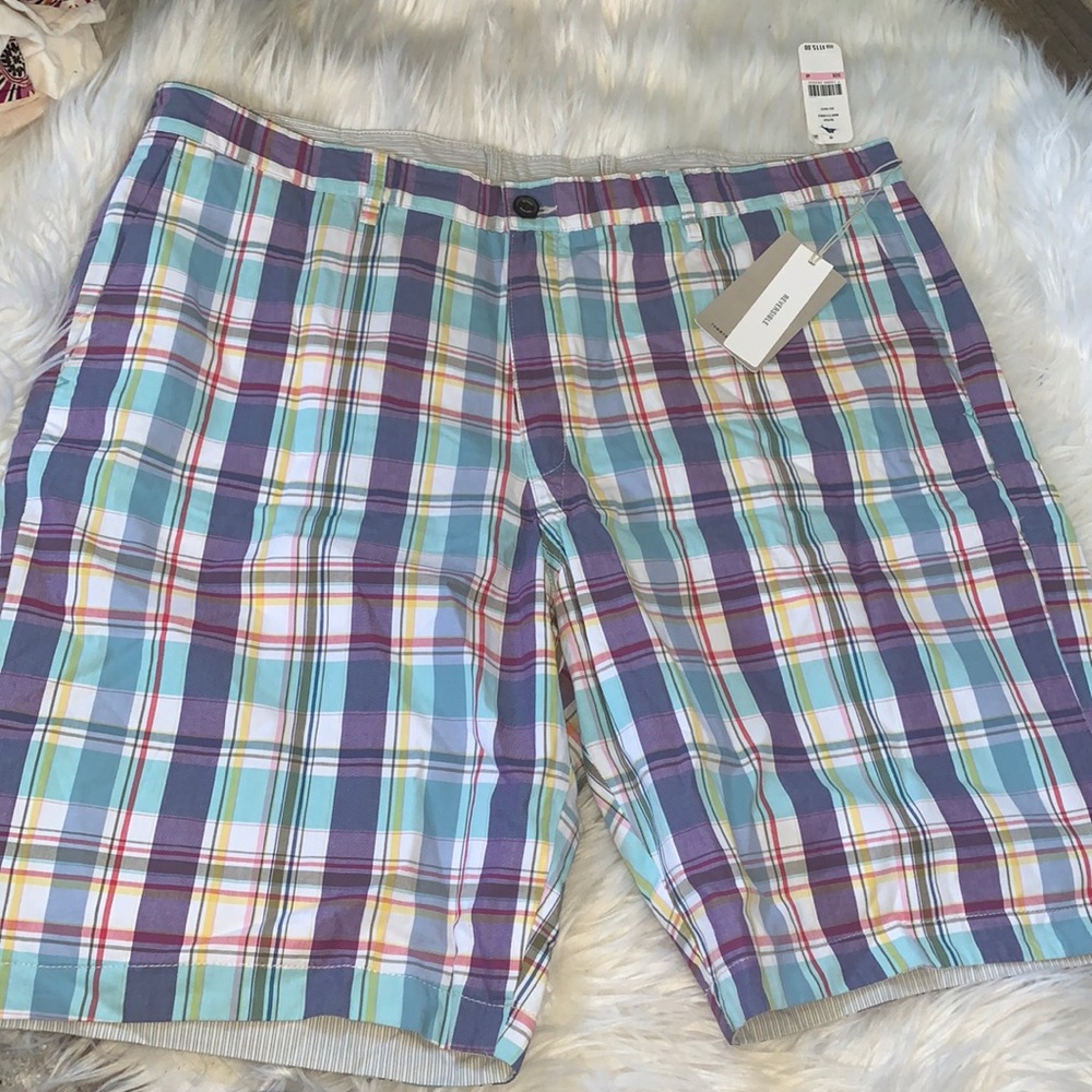 BNWT men’s Tommy bahama plaid Bermuda shorts